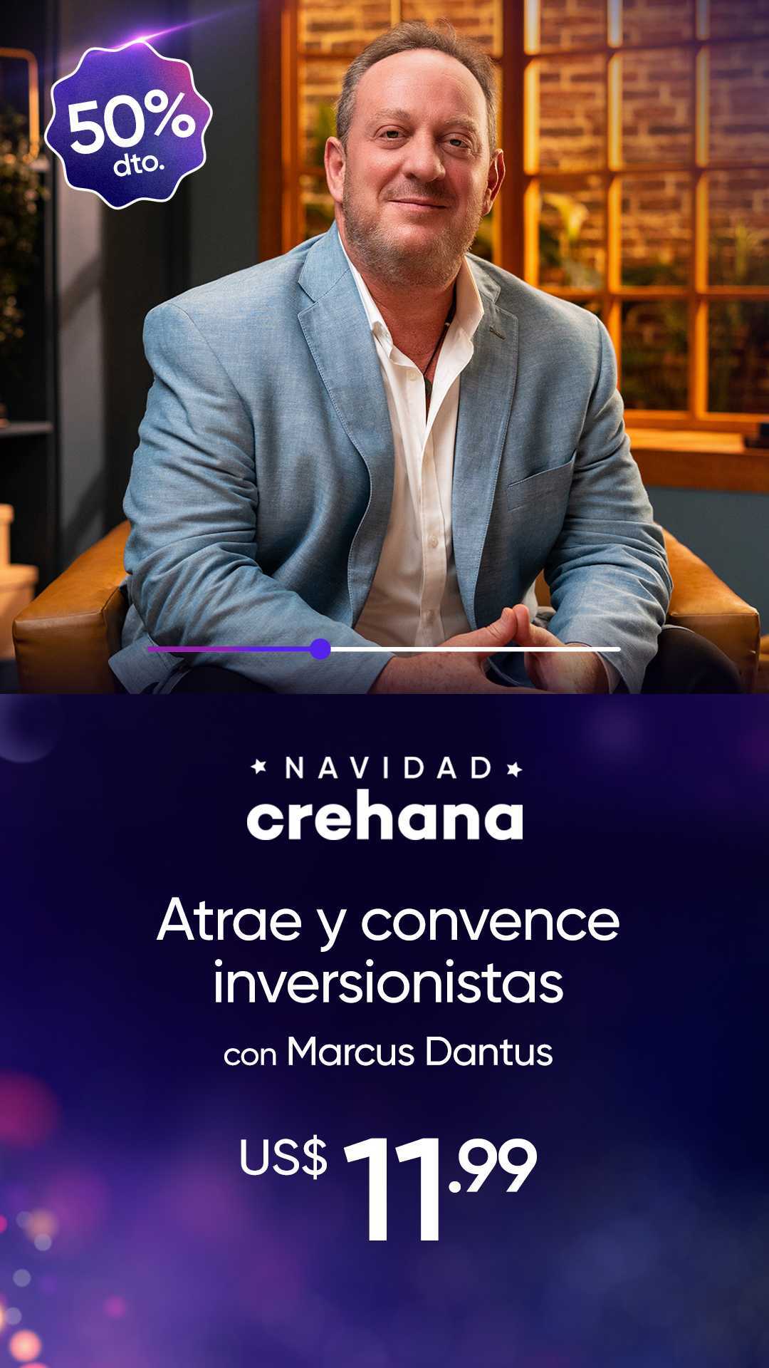 Curso online de Atrae y convence inversionistas con Marcus Dantus